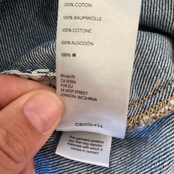 Free People We The Free Bailey Raw Hem Jean Skirt - Picture 5 of 6